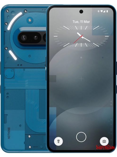 Nothing Phone (3A) kék, 12+256 GB okostelefon
