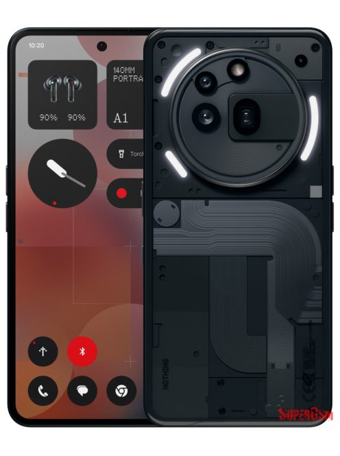 Nothing Phone (3A)Pro fekete, 12+256 GB okostelefon