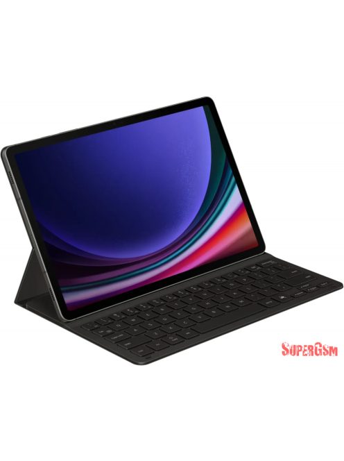 Samsung Tab S9/S9 FE vékony billentyűzetes tok,Fekete