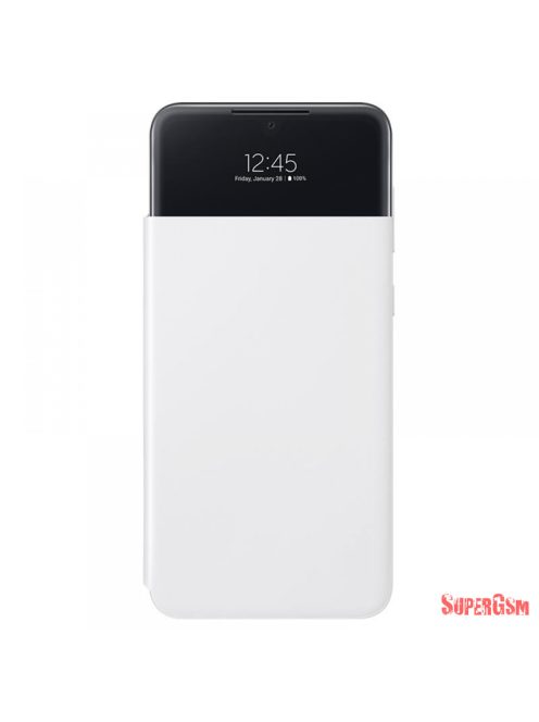 Samsung Galaxy A33 5G s-view wallet cover, Fehér