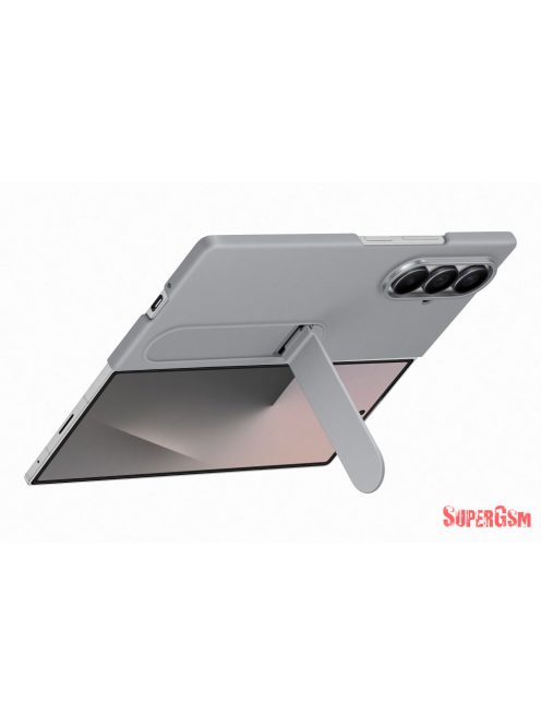 Samsung Fold 7 Álló tok szíjjal, szürke
