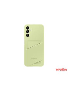 Samsung A15 kártyatartós hátlap, Lime Sérült csomaglás