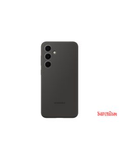 Samsung S24 FE szilikon védőtok, Fekete