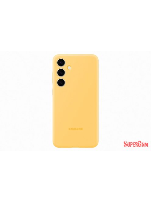 Samsung Galaxy S24 szilikon tok, Sárga