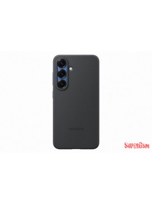 Samsung Galaxy S25 szilikon tok, Fekete