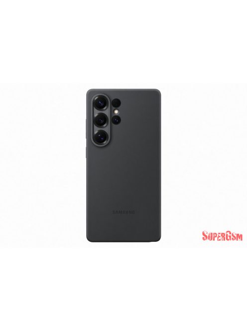 Samsung Galaxy S25 Ultra szilikon tok, Fekete