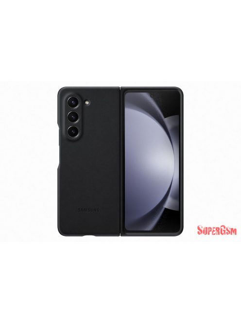 Samsung Galaxy Z Fold 5 Eco bőr tok, Grafit