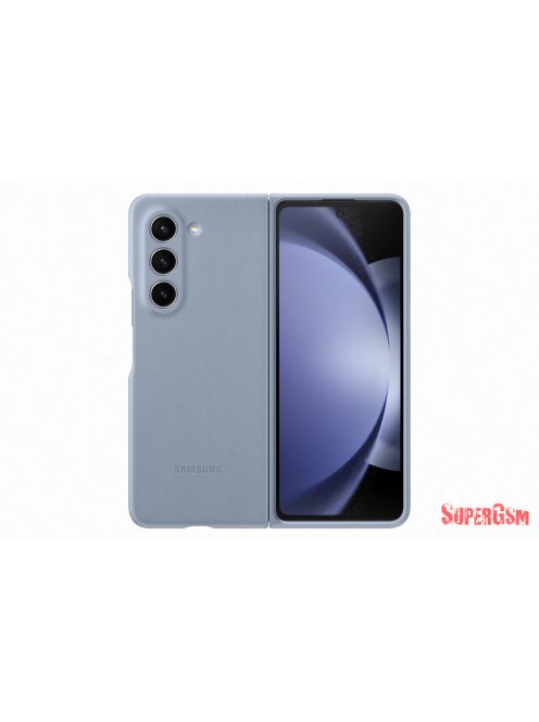 Samsung Galaxy Z Fold 5 Eco bőr tok, Kék