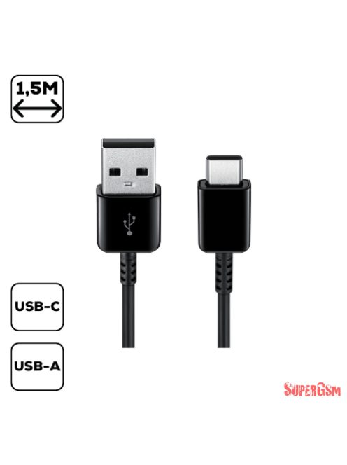 Samsung Type-C 2.0 USB kábel, 1.5 m, Fekete