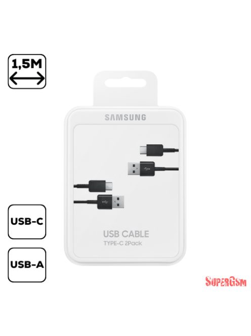 Samsung Type-C kábel, 1.5 m, Fekete