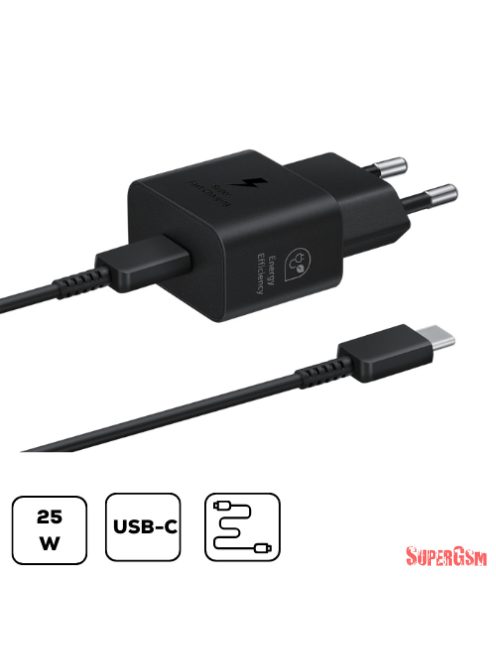 Samsung hálózati adapter kábellel, 25W