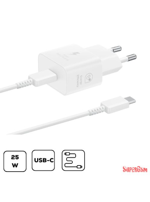 Samsung hálózati adapter kábellel, 25W