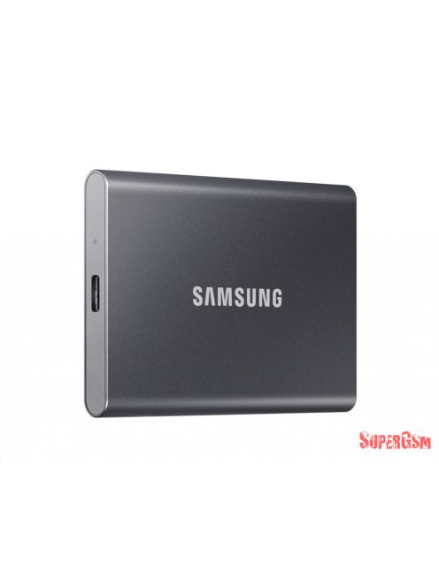 Samsung T7 hordozható SSD, 2TB, USB 3.2,Szürke