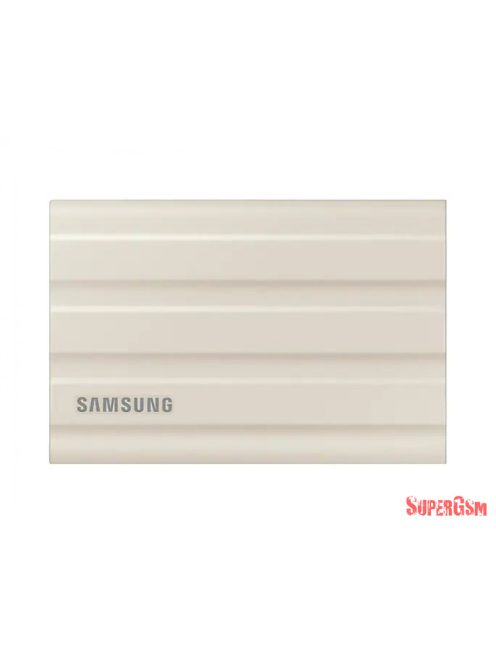 Samsung T7 Shield hordozható SSD,2TB,USB 3.2,Bézs