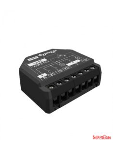   Shelly 2PM Gen3 WiFi + Bluetooth, két áramkörös okosrelé, áramfo