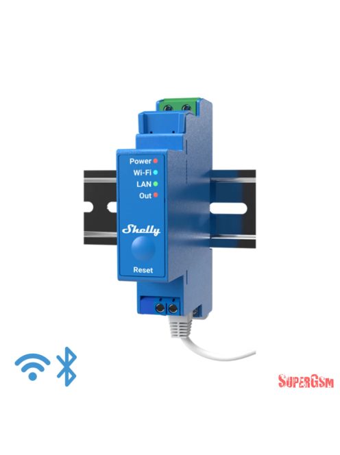 Shelly Pro 1 DIN sínre szerelhető Wifi-s okosrelé