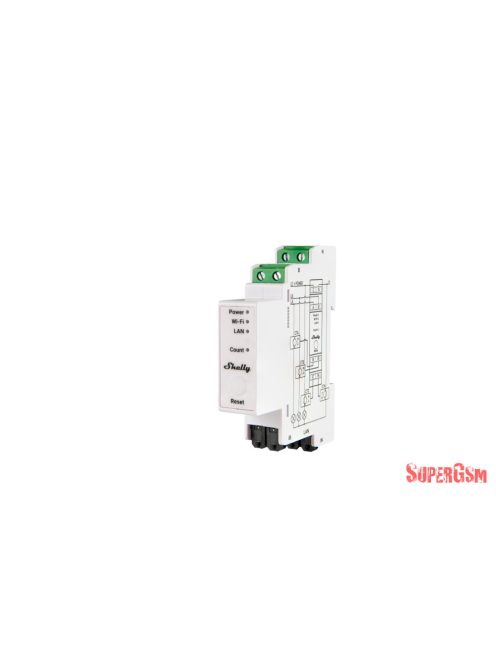 Shelly Pro 3EM 120A 3 fázisú Wifi-s fogyasztásmérő