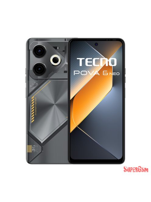 Tecno Pova 6 Neo fekete 8+256 GB mobiltelefon