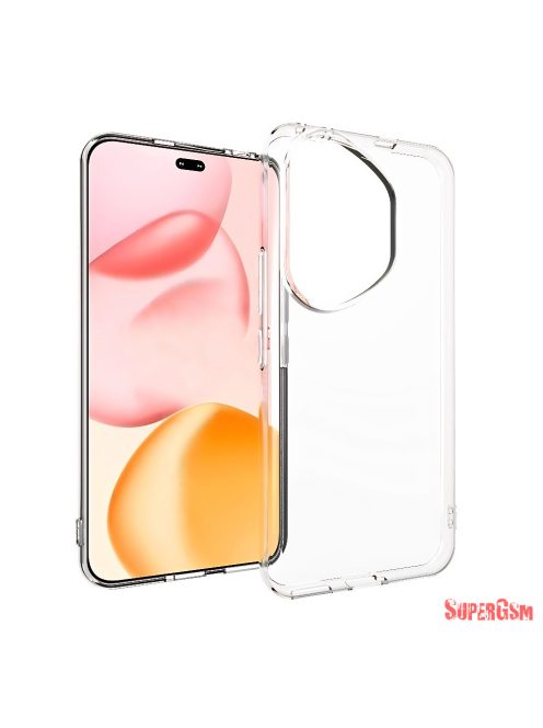 Honor 400 Pro vékony szilikon hátlap, Átlátszó