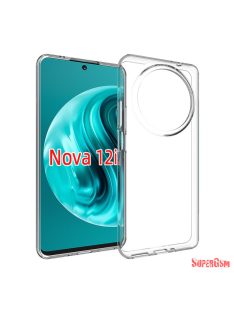 Huawei Nova12i vékony szilikon tok, Átlátszó