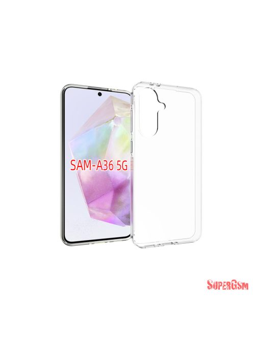 Samsung A36 vékony szilikon hátlap,Átlátszó