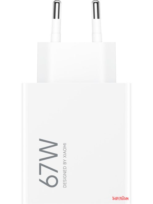 Xiaomi 67W hálózati gyorstöltő, USB-A, fehér BHR07SKEU