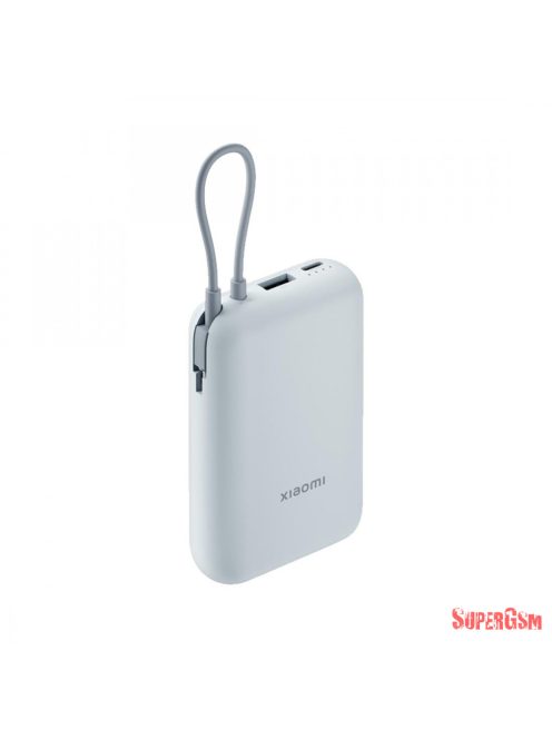 Xiaomi Powerbank 10000mAh 22.5W beépített usb-c kábel kék