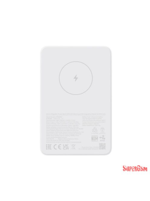 Xiaomi Magnetic Power Bank 5000 mAh fehér BHR9303