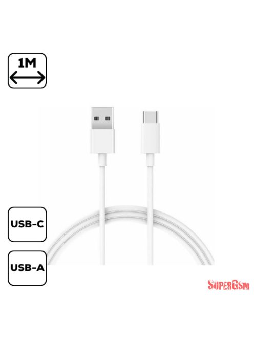 Xiaomi Mi USB-C kábel 1m, fehér