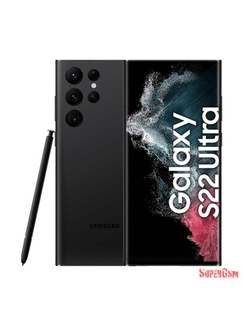 Samsung Galaxy S22 Ultra S908 5G Dual Sim 8GB RAM 128GB Enterprise Edition - Fekete