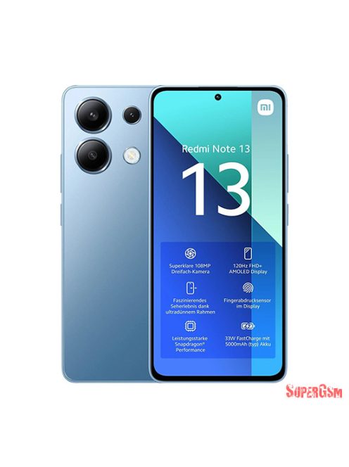 Xiaomi Redmi Note 13 4G Dual Sim 8GB RAM 256GB - Kék