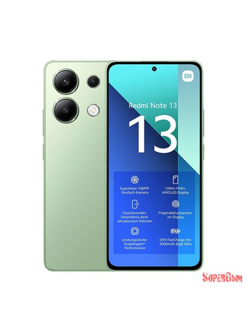 Xiaomi Redmi Note 13 4G Dual Sim 8GB RAM 256GB - Zöld